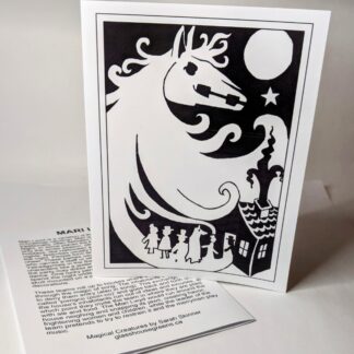 Card: Mari Lwyd Wassailing
