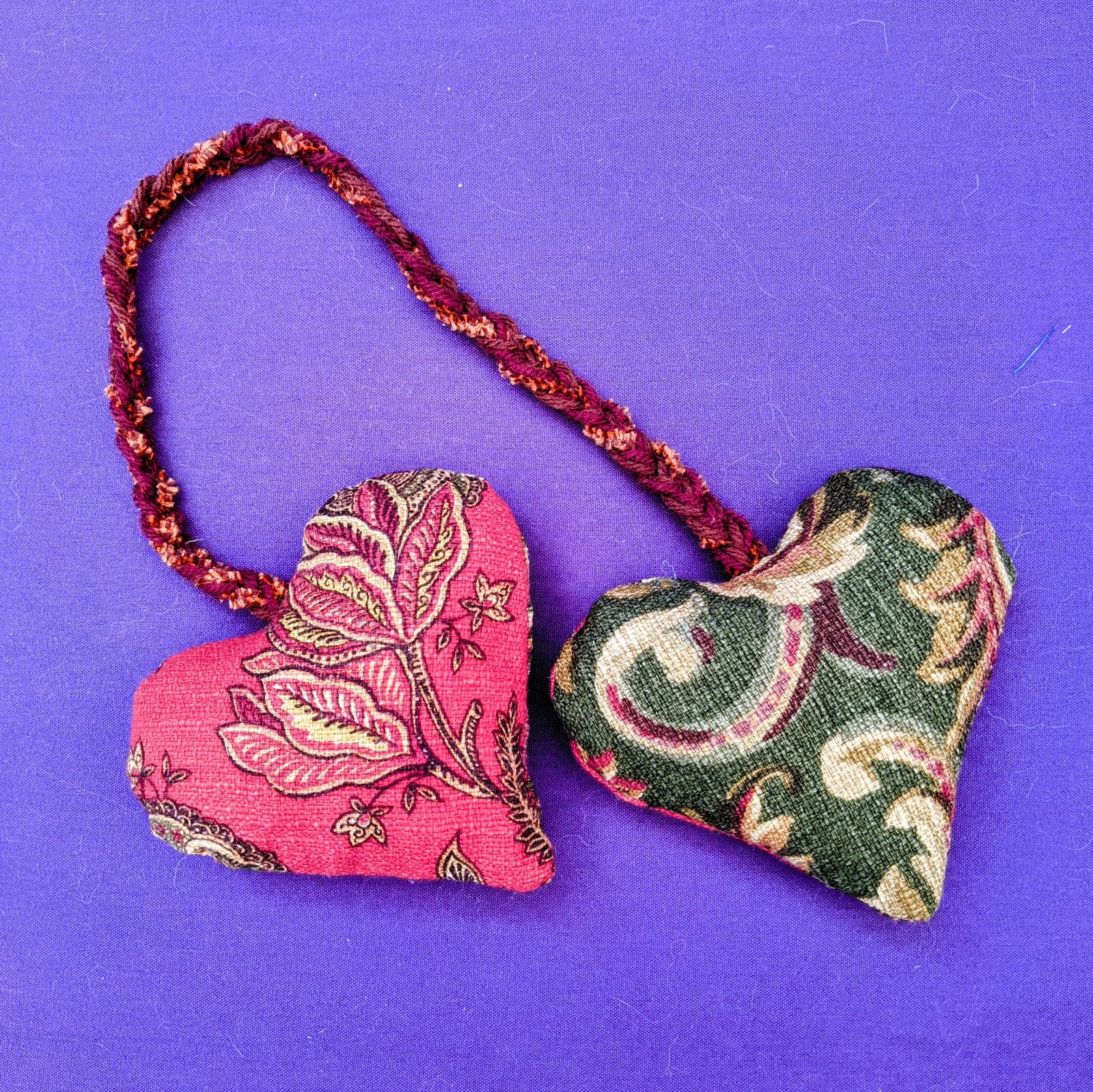 Hearts, hanging