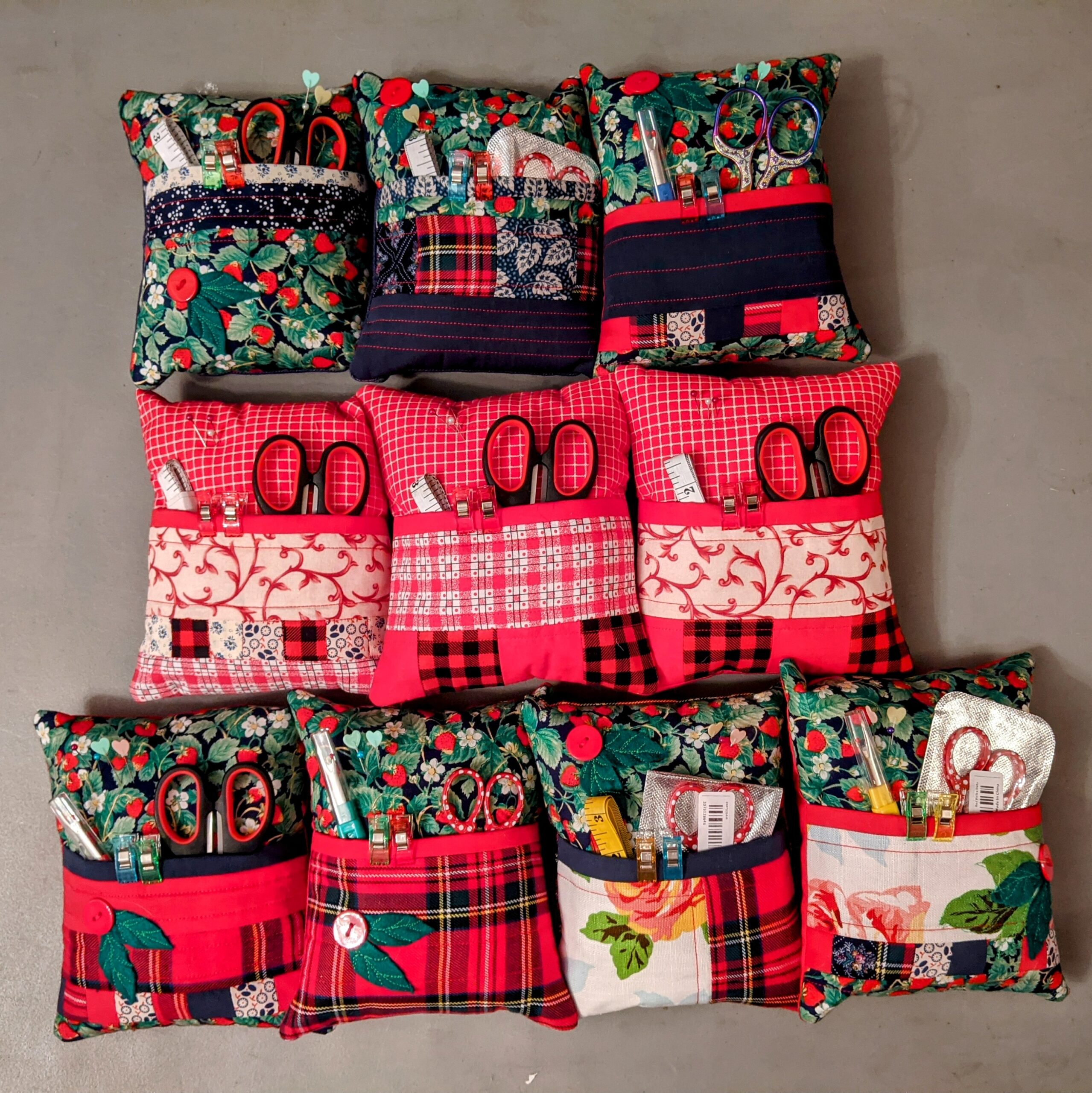 Sewing kit pincushion