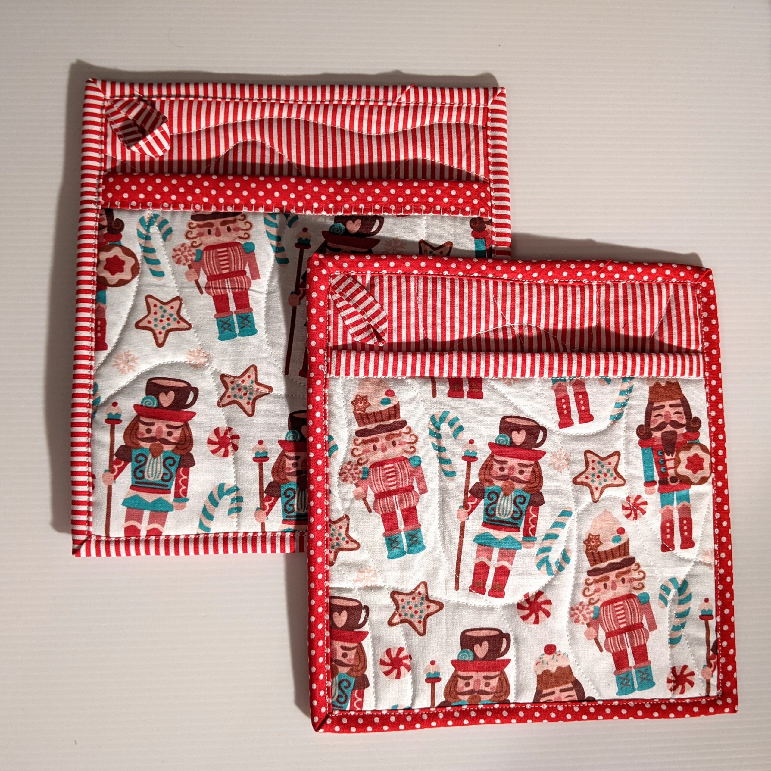 Pot Holder with pocket, quilted - Image 8