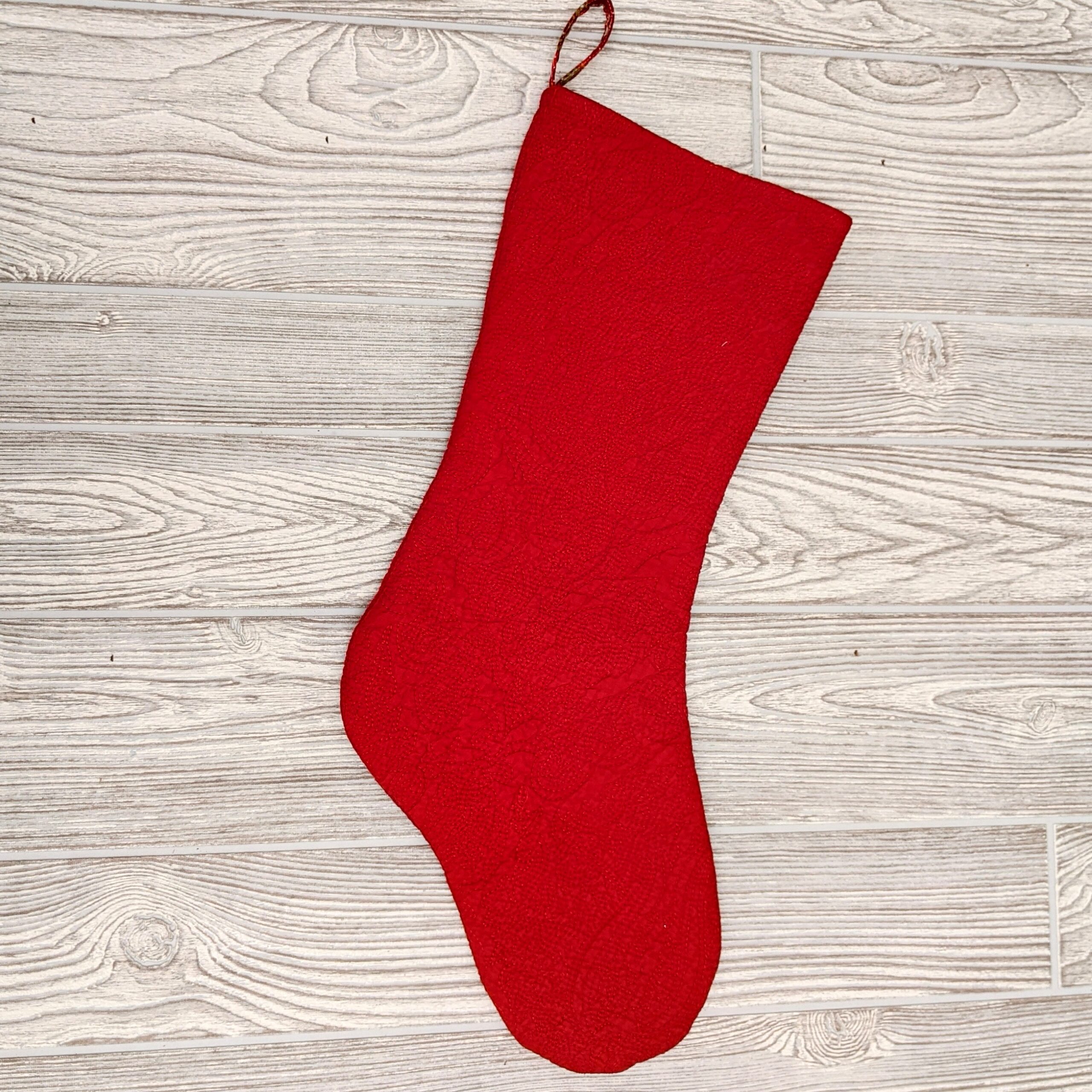 Christmas Stocking, quilted