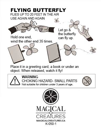 Card: Butterfly card with flying butterfly - Image 3
