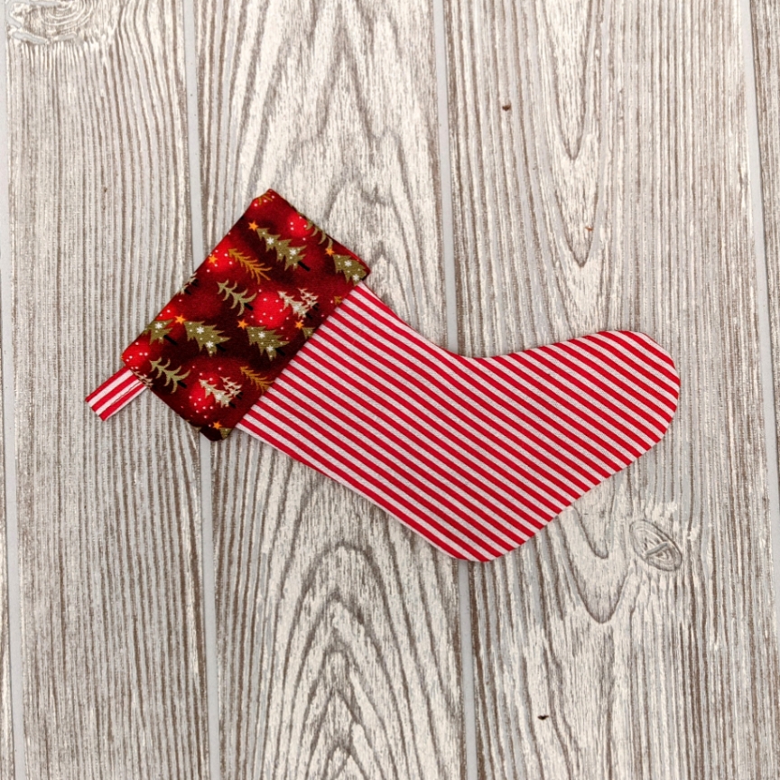 Ornament: Stocking, mini Christmas stocking