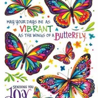 Card: Butterfly card with flying butterfly