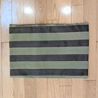Lumbar Cushion: gold & brown stripes one cushion cover