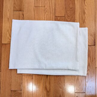 Lumbar Cushion: soft linen cream colored cushions pair